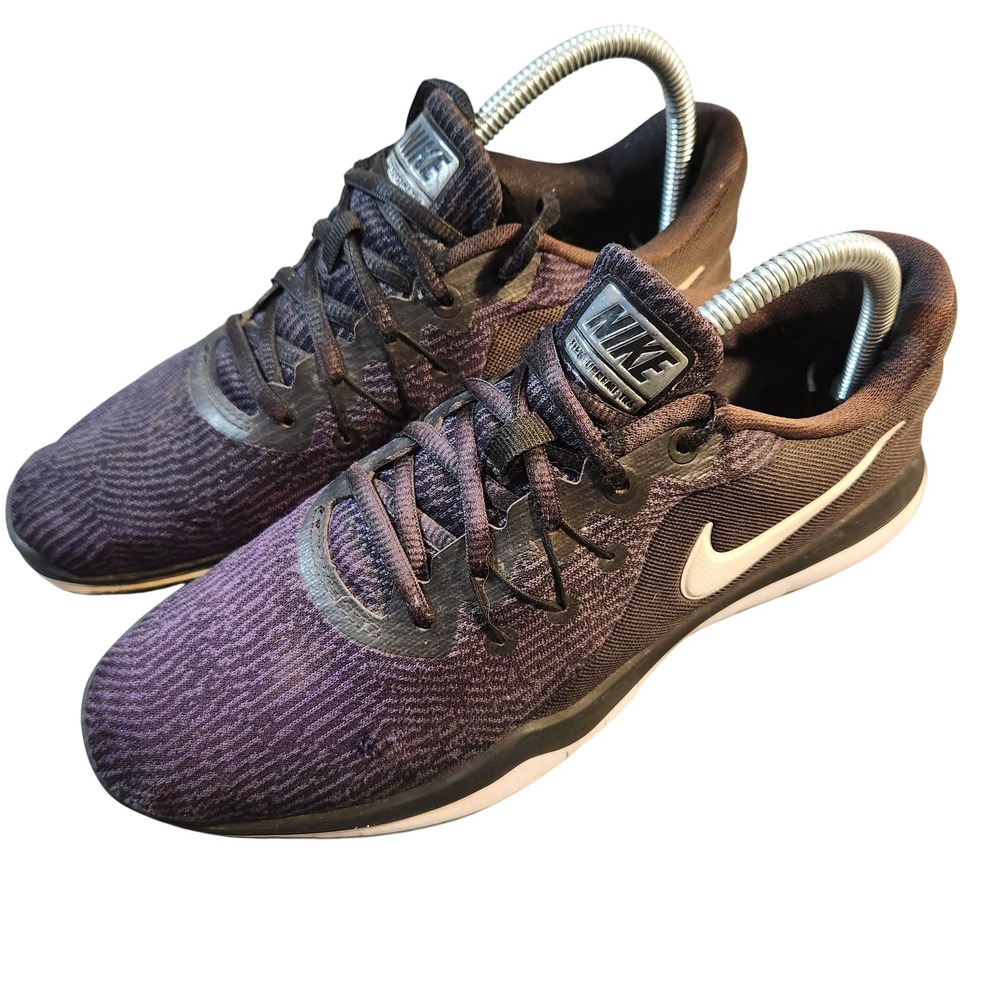 Nike Flex Supreme TR 6 Training Shoes Womens Size 8‎ Purple Black Sneakers Gym